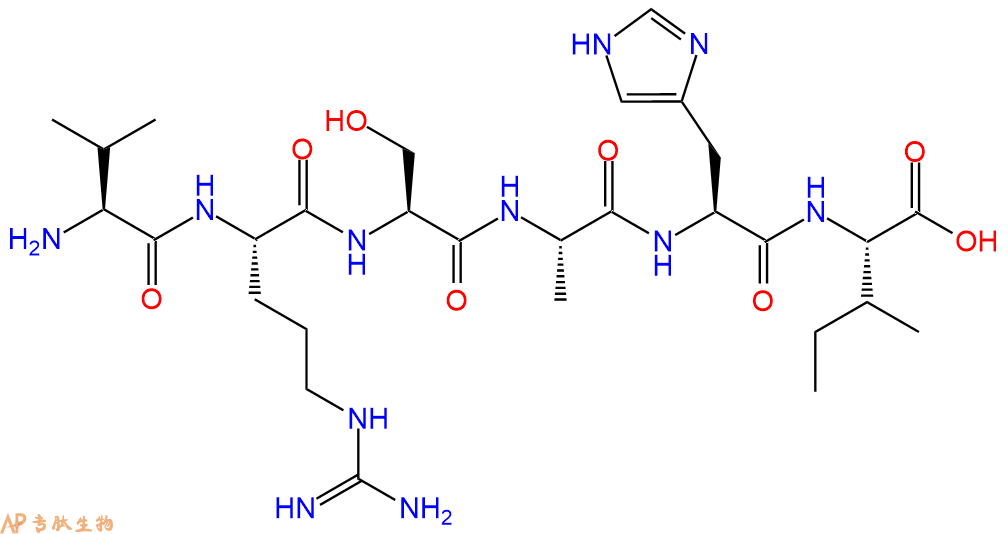 专肽生物产品六肽Val-Arg-Ser-Ala-His-Ile1186310-53-1