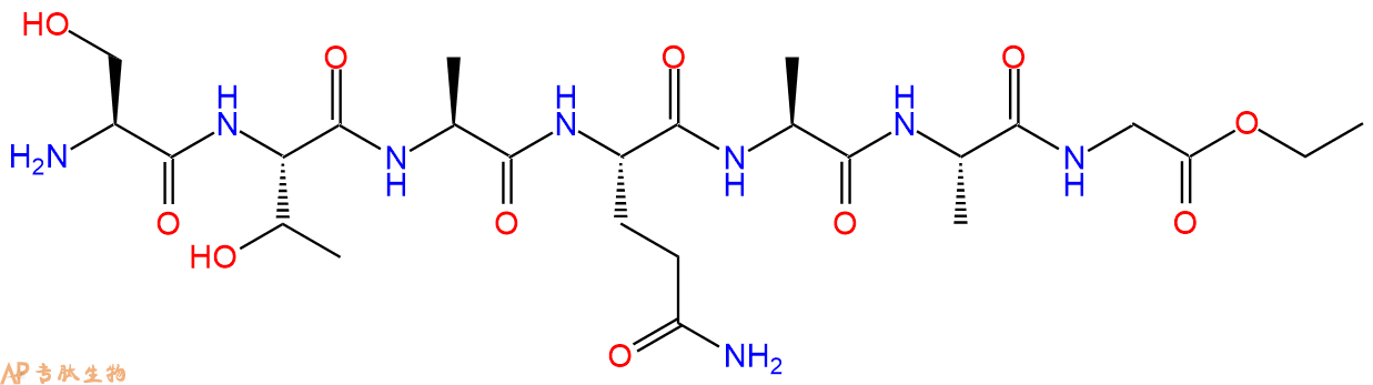 专肽生物产品七肽STAQAAG-OEt28275-78-7