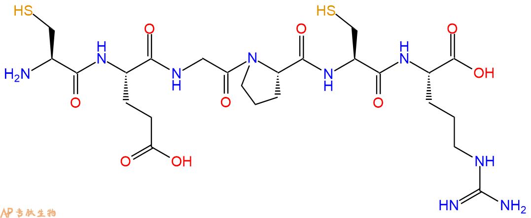 专肽生物产品六肽Cys-Glu-Gly-Pro-Cys-Arg244279-22-9