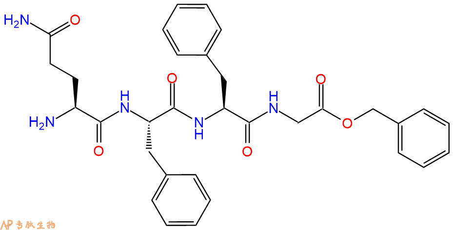 专肽生物产品四肽Gln-Phe-Phe-Gly-苄酯化66638-61-7