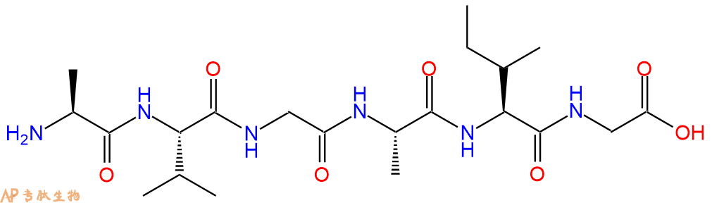 专肽生物产品六肽Ala-Val-Gly-Ala-Ile-Gly129399-72-0