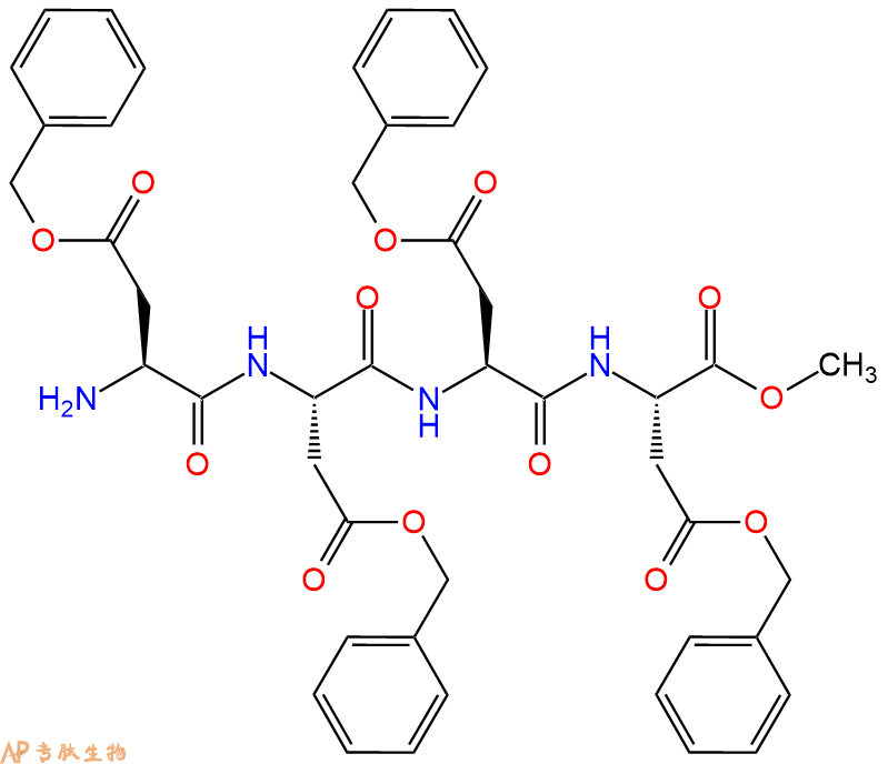专肽生物产品四肽Asp(OBzl)-Asp(OBzl)-Asp(OBzl)-Asp(OBzl)-甲酯化1448070-32-3