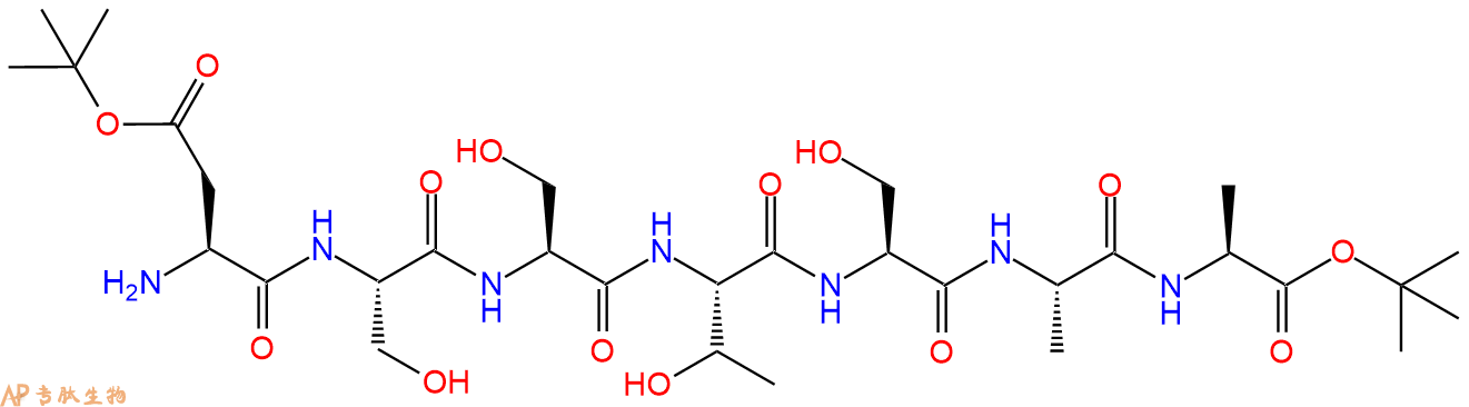 专肽生物产品七肽D(OtBu)-SSTSAA-OtBu2488-35-9
