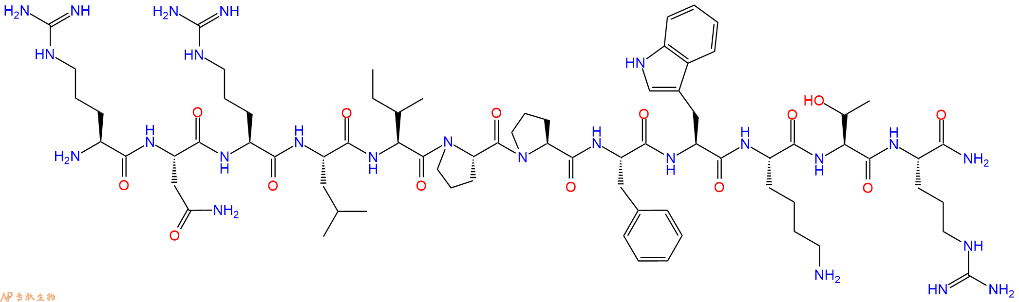 专肽生物产品[Arg3, 14]CTXIV(3-14)