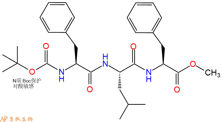 专肽生物产品三肽Boc-Phe-Leu-Phe--甲酯化111532-44-6