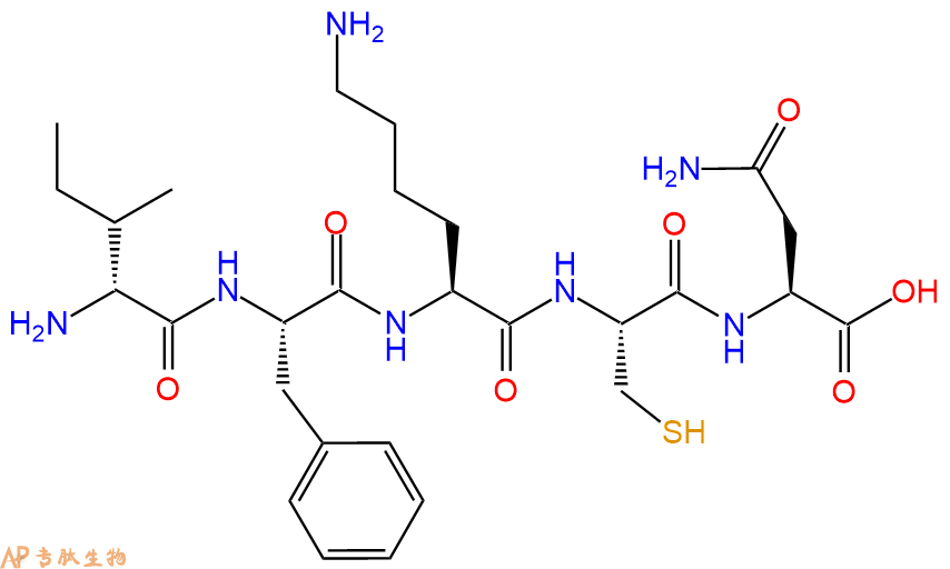 专肽生物产品五肽DIle-Phe-Lys-CN1345963-57-6