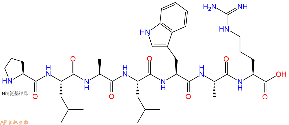 专肽生物产品七肽PLALWAR304851-54-5