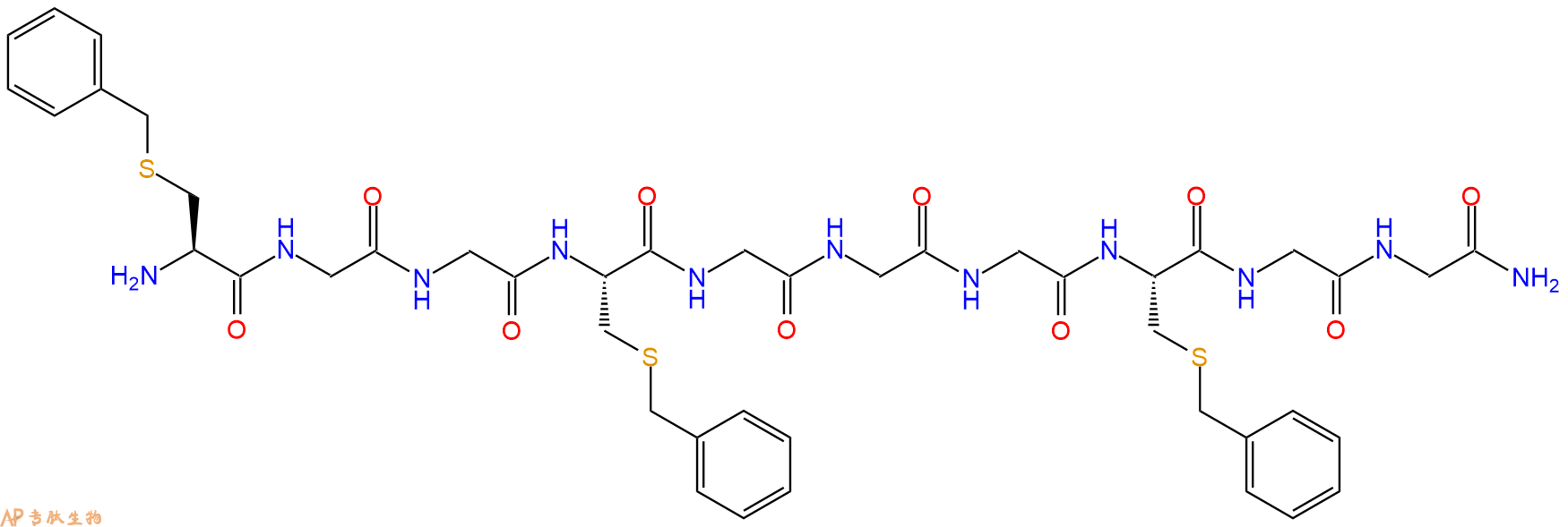 专肽生物产品Cys(Bzl)-Gly2-Cys(Bzl)-Gly3-Cys(Bzl)-Gly2-NH277374-50-6