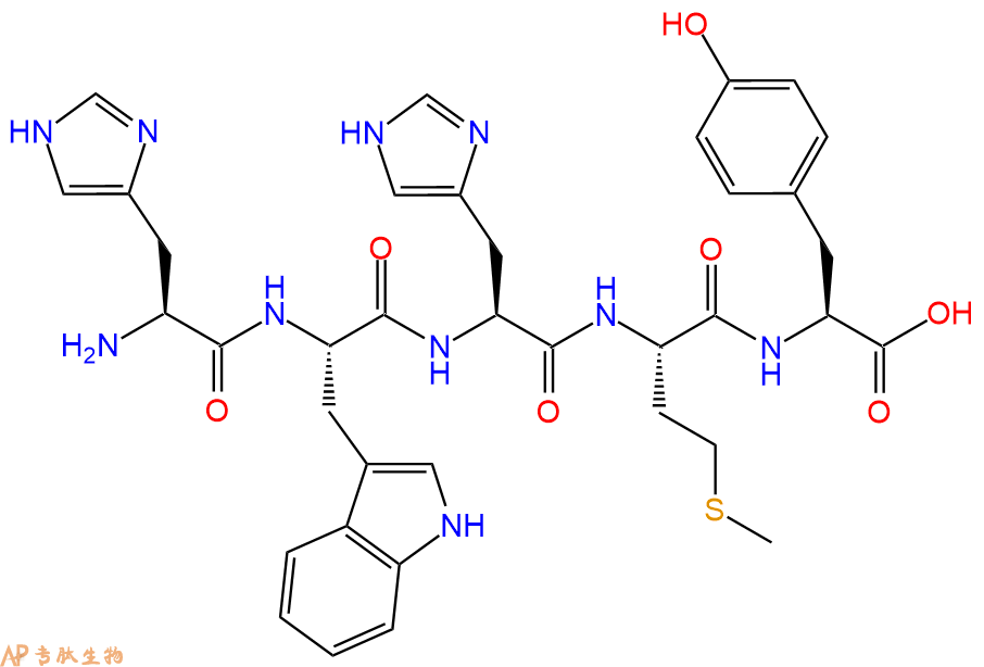 专肽生物产品五肽His-Trp-His-Met-Tyr145004-44-0