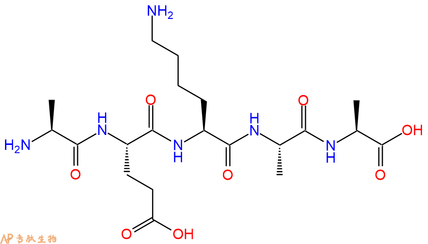 专肽生物产品五肽Ala-Glu-Lys-Ala-Ala62147-34-6