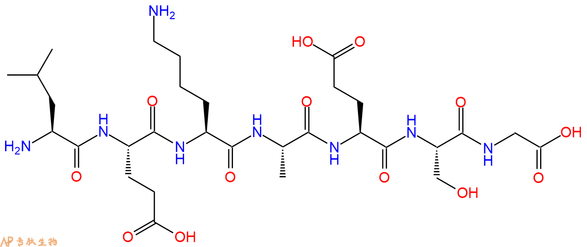 专肽生物产品七肽LEKAESG45321-89-9