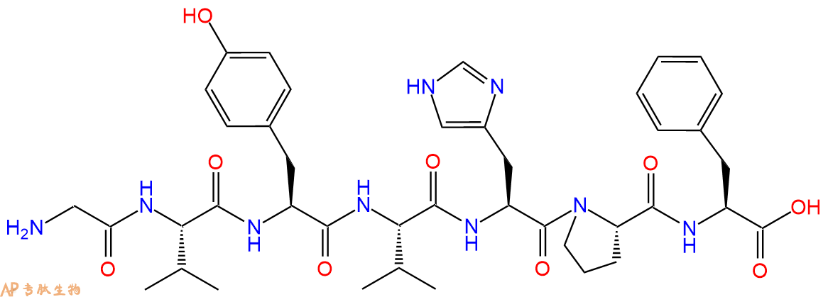 专肽生物产品七肽GVYVHPF32204-49-2