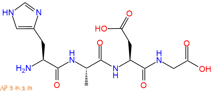 专肽生物产品四肽His-Ala-Asp-Gly101301-56-8