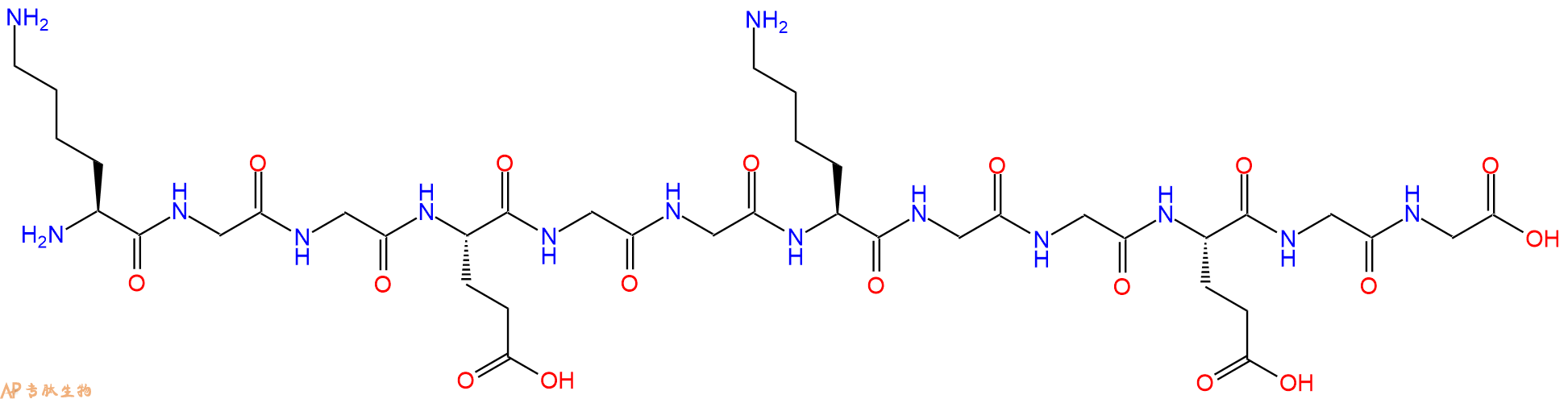 专肽生物产品十二肽KGGEGGKGGEGG7413-58-3