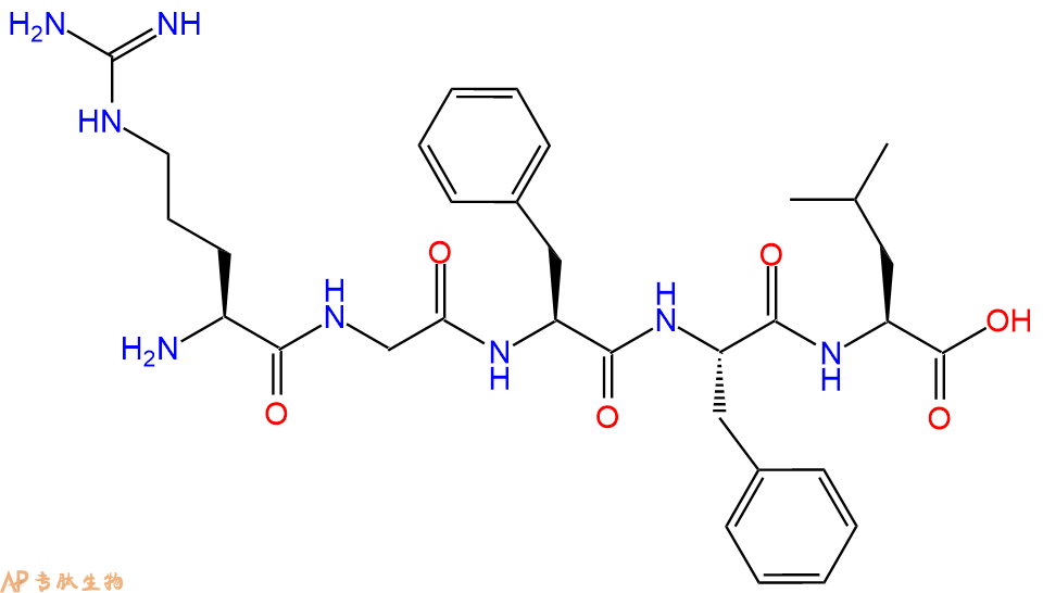 专肽生物产品五肽Arg-Gly-Phe-Phe-Leu189336-17-2