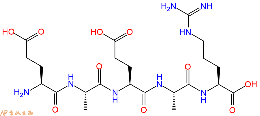 专肽生物产品五肽Glu-Ala-Glu-Ala-Arg121274-68-8