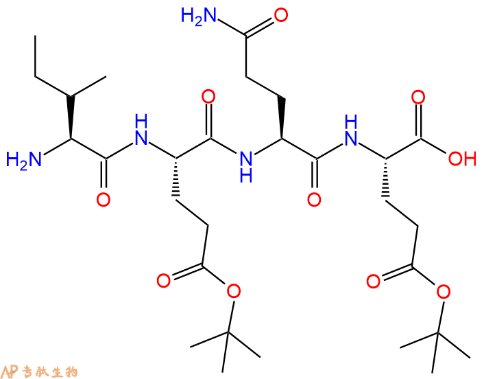 专肽生物产品四肽Ile-Glu(OtBu)-Gln-Glu(OtBu)110484-45-2