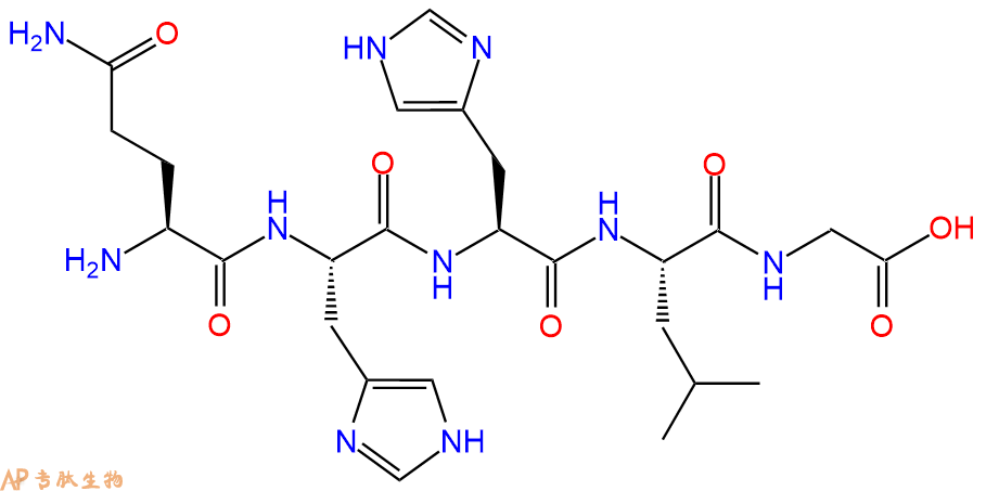 专肽生物产品五肽Gln-His-His-Leu-Gly162559-23-1