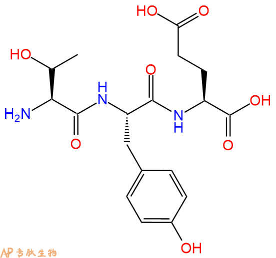 专肽生物产品三肽Thr-Tyr-Glu