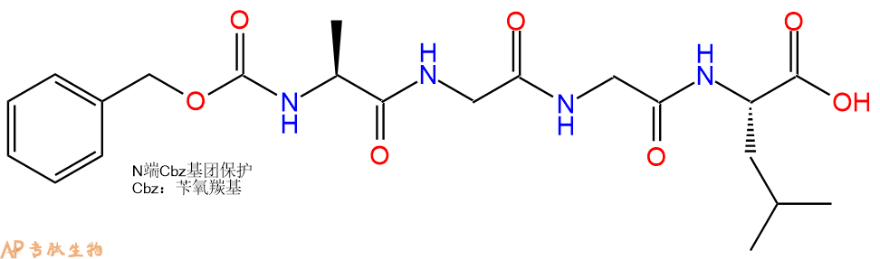专肽生物产品四肽Cbz-Ala-Gly-Gly-Leu50300-86-2