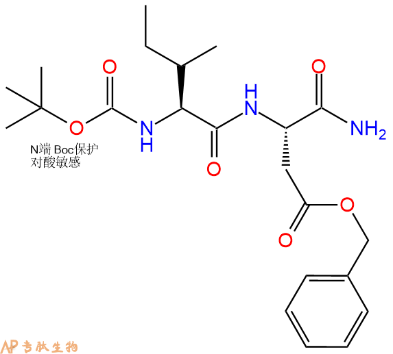 专肽生物产品二肽Boc-Ile-Asp(Bzl)-NH294236-48-3