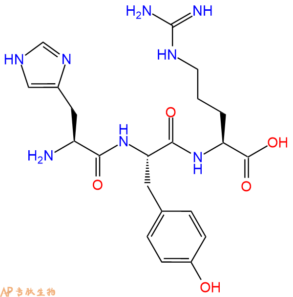 专肽生物产品三肽His-Tyr-Arg