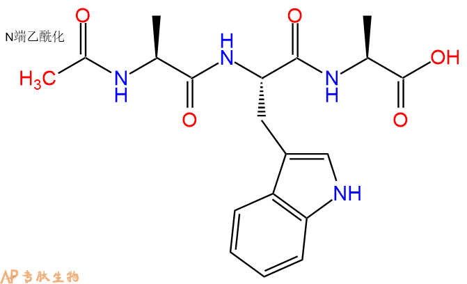专肽生物产品三肽Ac-Ala-Trp-Ala1217265-62-7