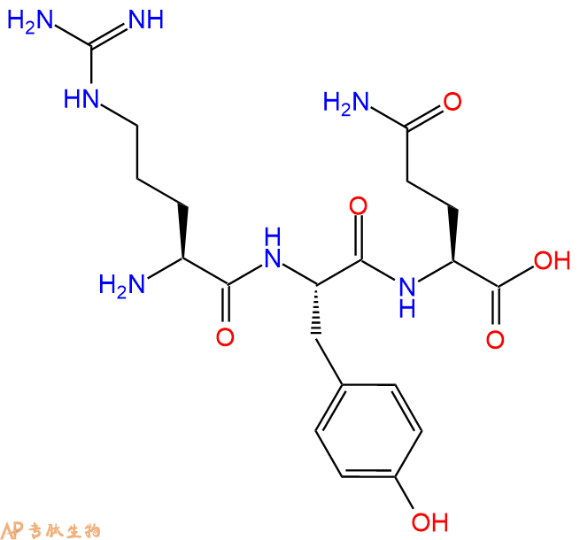 专肽生物产品三肽Arg-Tyr-Gln
