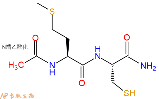 专肽生物产品二肽Ac-Met-Cys-NH2