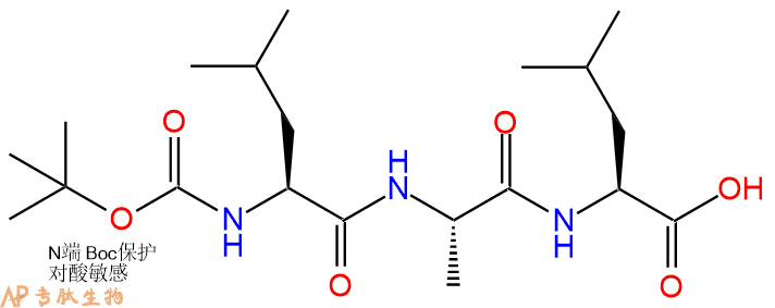 专肽生物产品三肽Boc-Leu-Ala-Leu108739-23-7