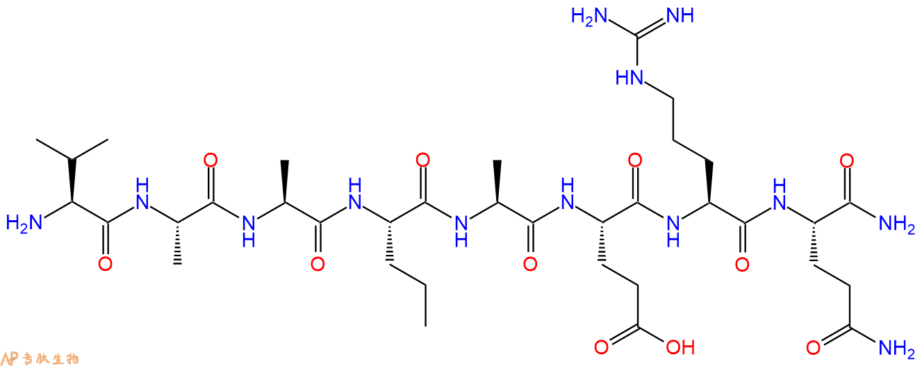 专肽生物产品八肽VAA-Nva-AERQ-NH21538576-32-7