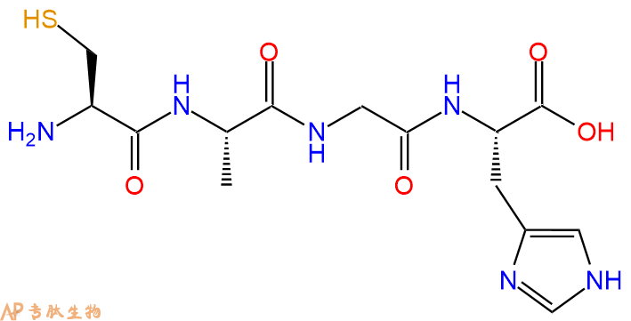 专肽生物产品四肽Cys-Ala-Gly-His92455-65-7