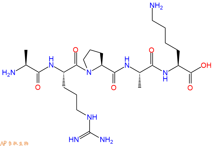 专肽生物产品五肽Ala-Arg-Pro-Ala-Lys73549-32-3