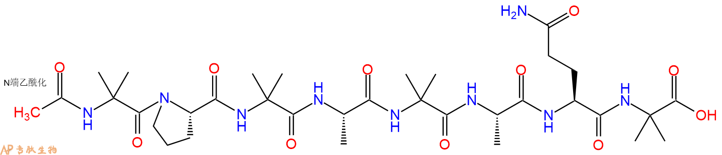 专肽生物产品八肽Ac-Aib-P-Aib-A-Aib-AQ-Aib62571-16-8