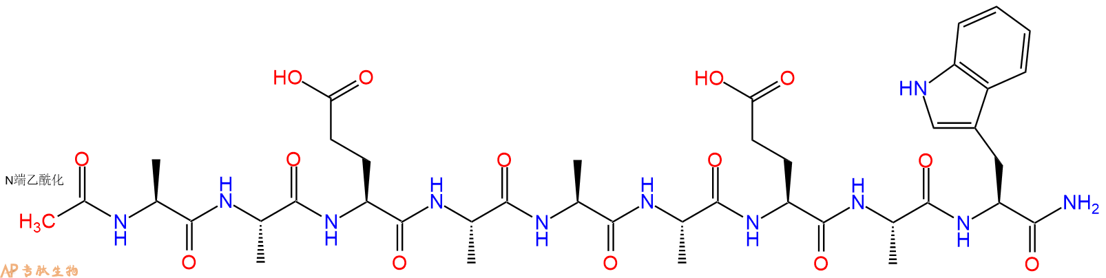 专肽生物产品九肽Ac-AAEAAAEAW-NH2890852-31-0