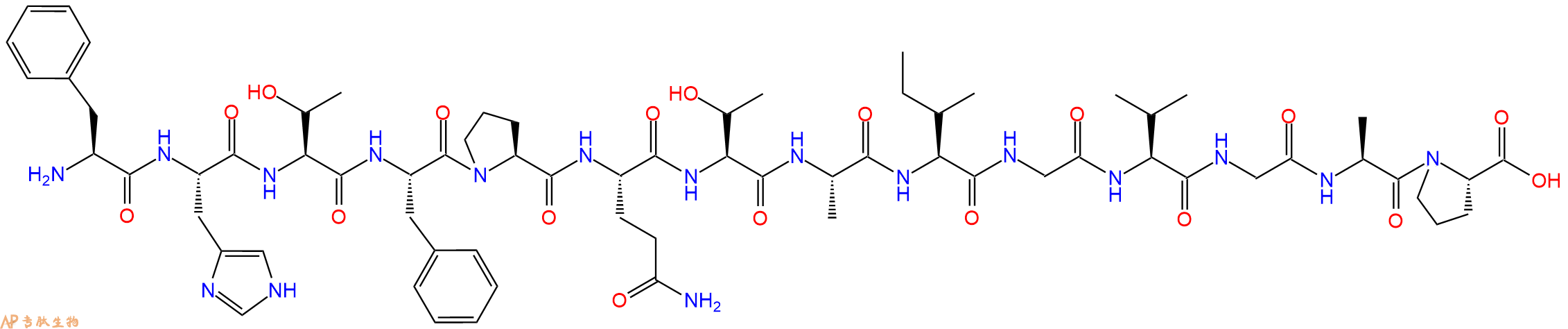专肽生物产品十四肽FHTFPQTAIGVGAP56676-17-6