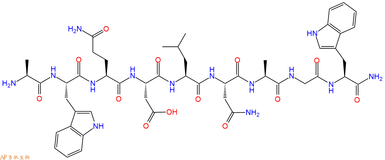 专肽生物产品九肽AWQDLNAGW-NH2138168-63-5
