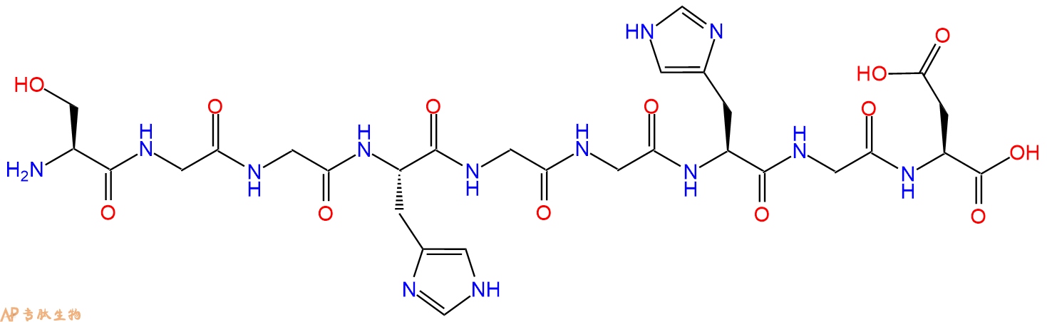 专肽生物产品九肽SGGHGGHGD60107-89-3