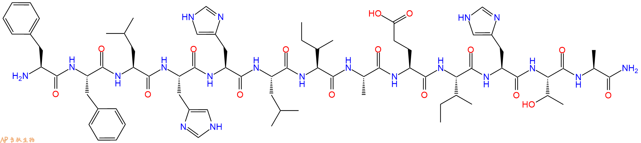 专肽生物产品十三肽FFLHHLIAEIHTA-NH21335135-83-5
