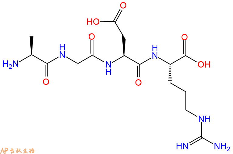 专肽生物产品四肽Ala-Gly-Asp-arg141631-45-0