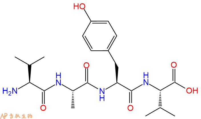专肽生物产品四肽Val-Ala-Tyr-Val203381-30-0