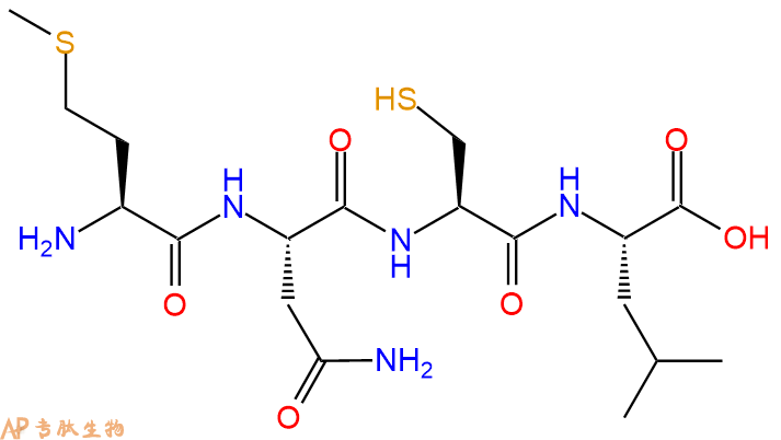 专肽生物产品四肽Met-Asn-Cys-Leu320372-50-7