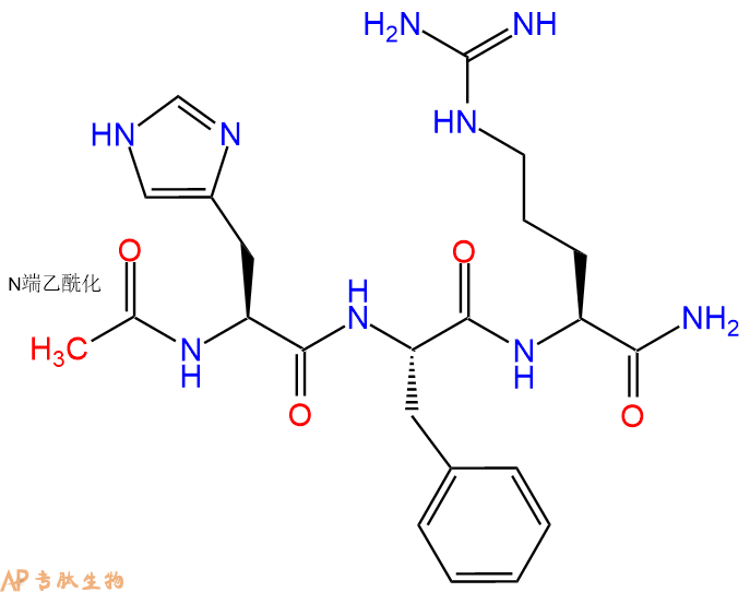 专肽生物产品三肽Ac-His-Phe-Arg-NH2110392-39-7