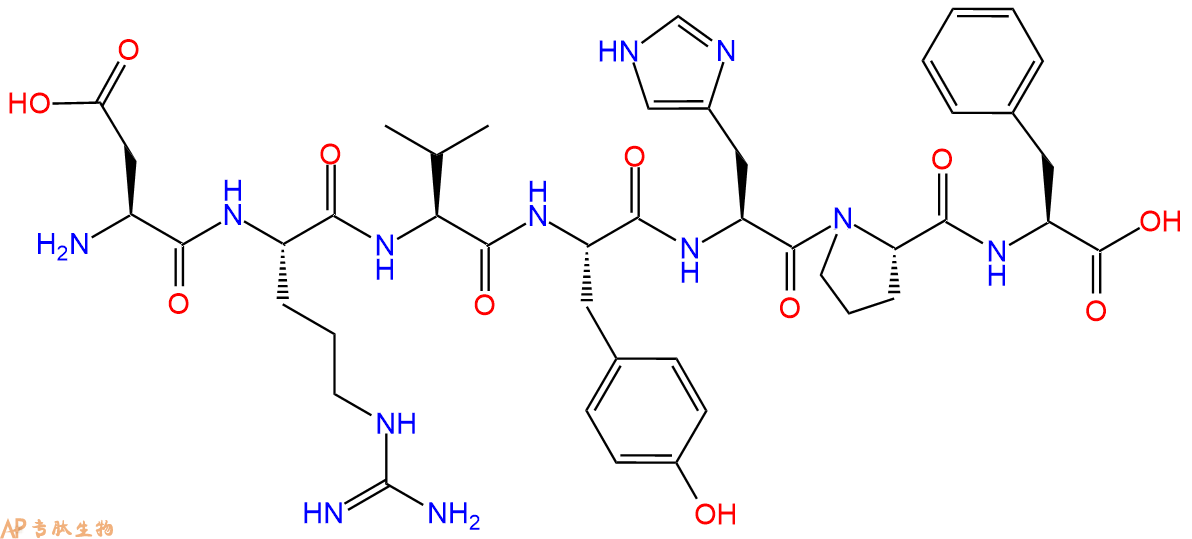 专肽生物产品七肽DRVYHPF77439-62-4