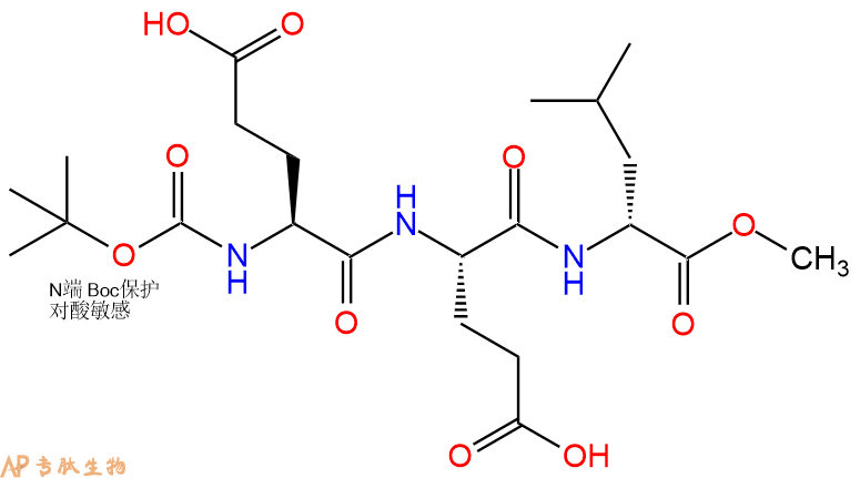 专肽生物产品三肽Boc-Glu-Glu-DLeu--甲酯化77302-73-9