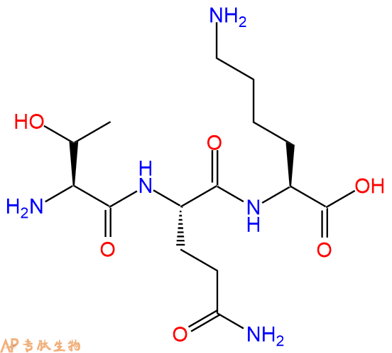 专肽生物产品三肽Thr-Gln-Lys