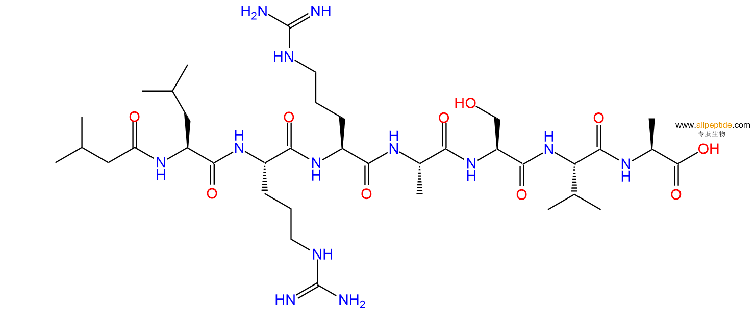 专肽生物产品七肽Iso-LRRASVA111491-90-8