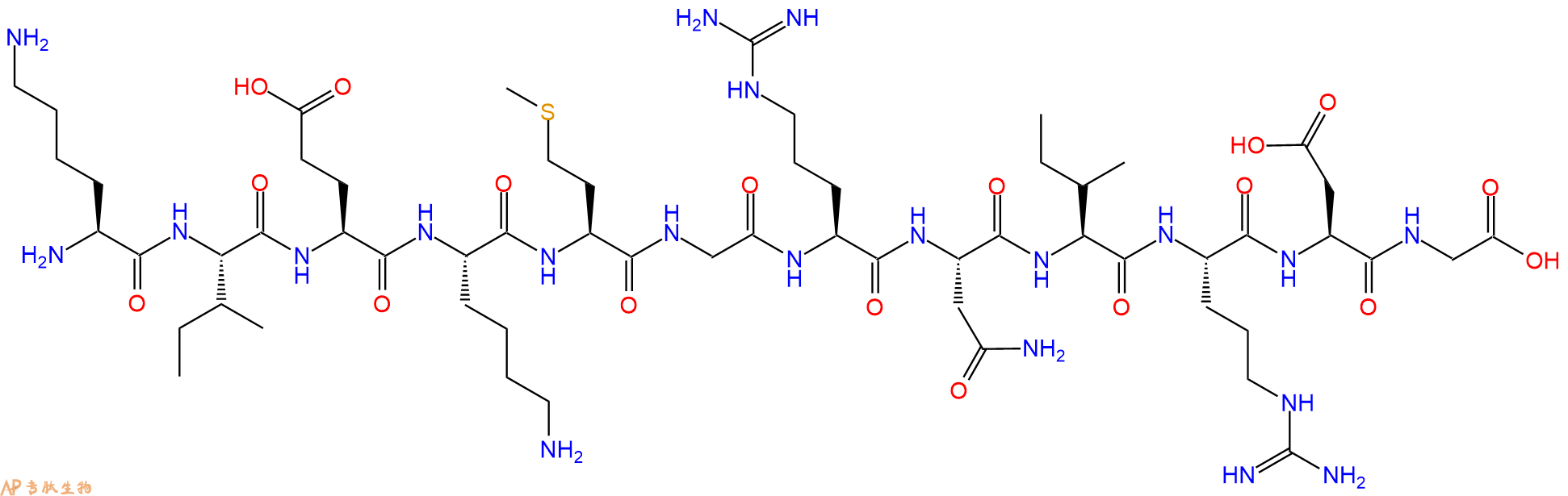 专肽生物产品十二肽KIEKMGRNIRDG117091-22-2