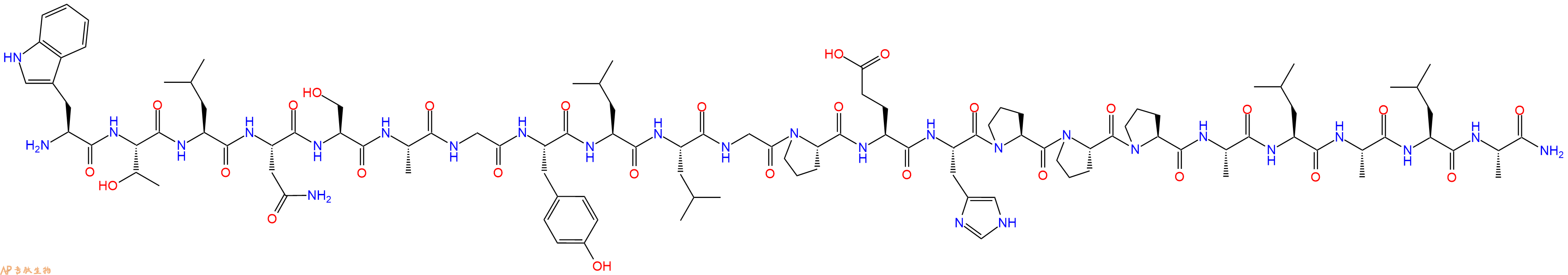 专肽生物产品二十二肽WTLNSAGYLLGPEHPPPALALA-NH2908844-75-7