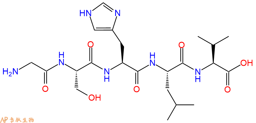专肽生物产品五肽Gly-Ser-His-Leu-Val58960-65-9